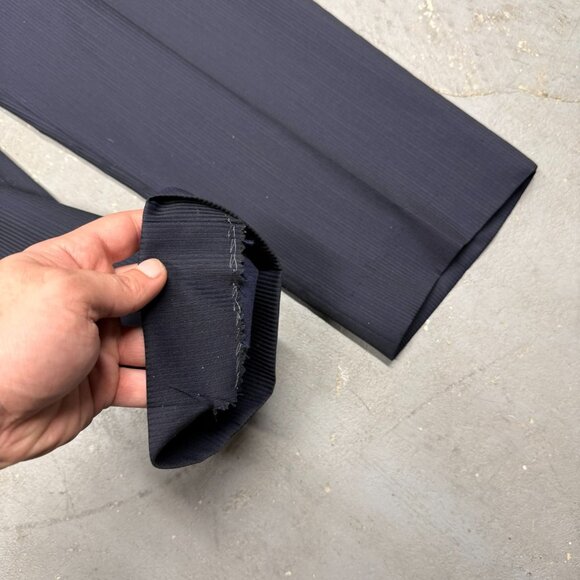 S. Cohen Suit 2pc Striped REDA 130s Wool Italy Navy Blue 46R 40x31 - Picture 13 of 14